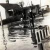 Flood 1937 - Carl Henley in boat