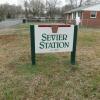 Sign for Sevier Station